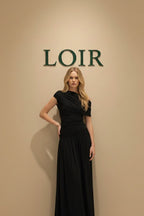 Robe Solène grecque en mousseline