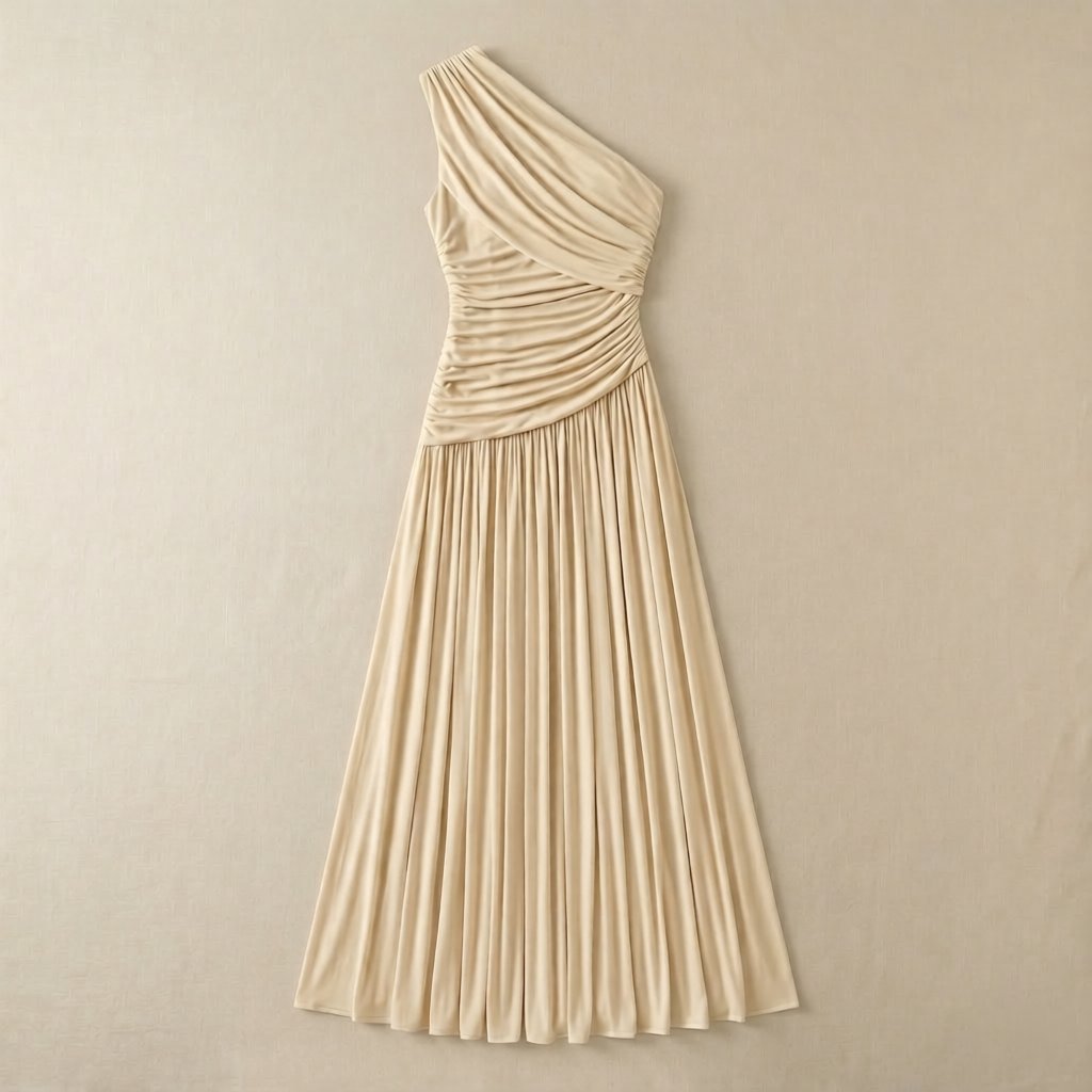 Robe Solène grecque en mousseline