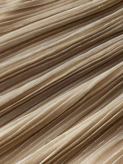 Robe Midi Cocktail à Twist Texturé