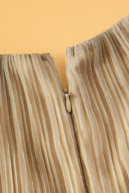 Robe Midi Cocktail à Twist Texturé