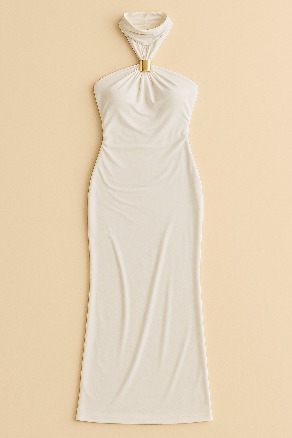 Robe Bella fluide à col bijou