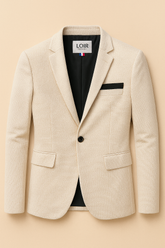 Blazer Jacques Lin de malha grossa