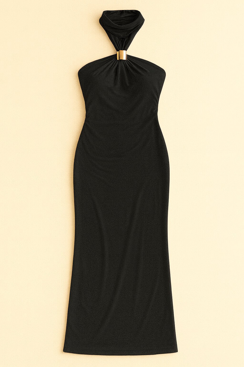 Robe Bella fluide à col bijou