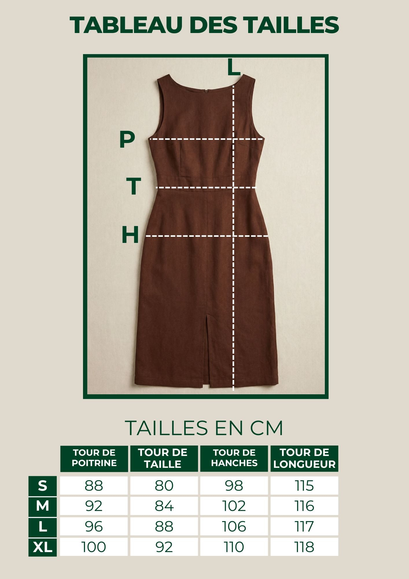 Robe en Lin à Bretelles Larges et Fente Midi