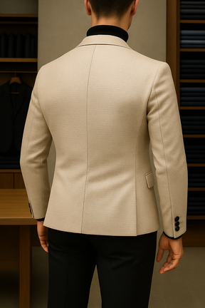 Blazer Jacques Lin de malha grossa