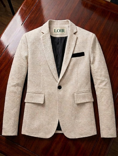 Ensemble Blazer à Revers Contrast