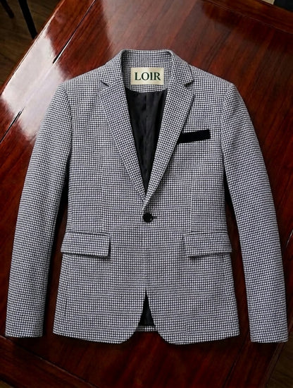 Ensemble Blazer à Revers Contrast