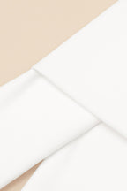 Robe Amara drapée à épaules dénudées et ligne sculptée