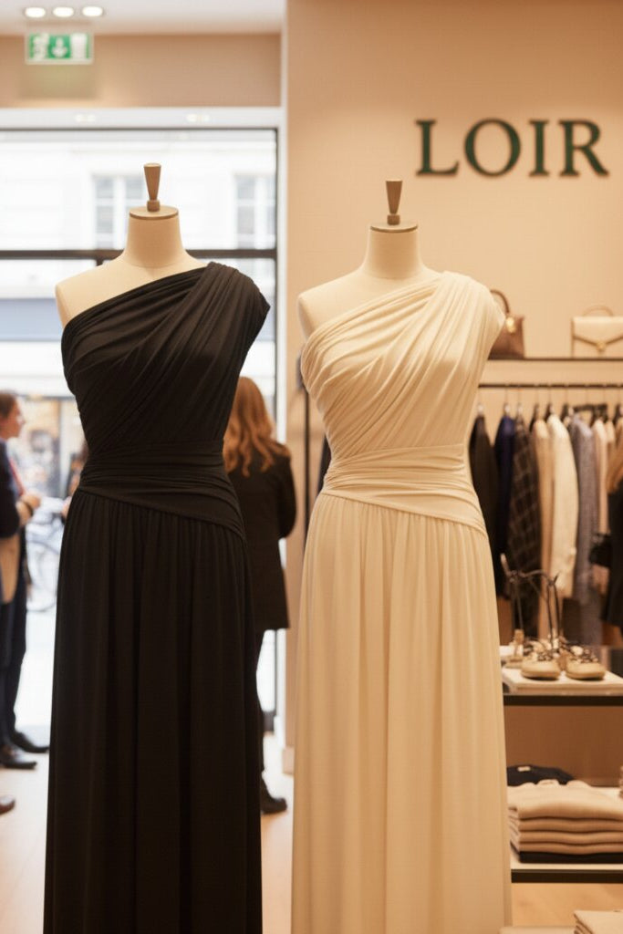 Robe Solène grecque en mousseline