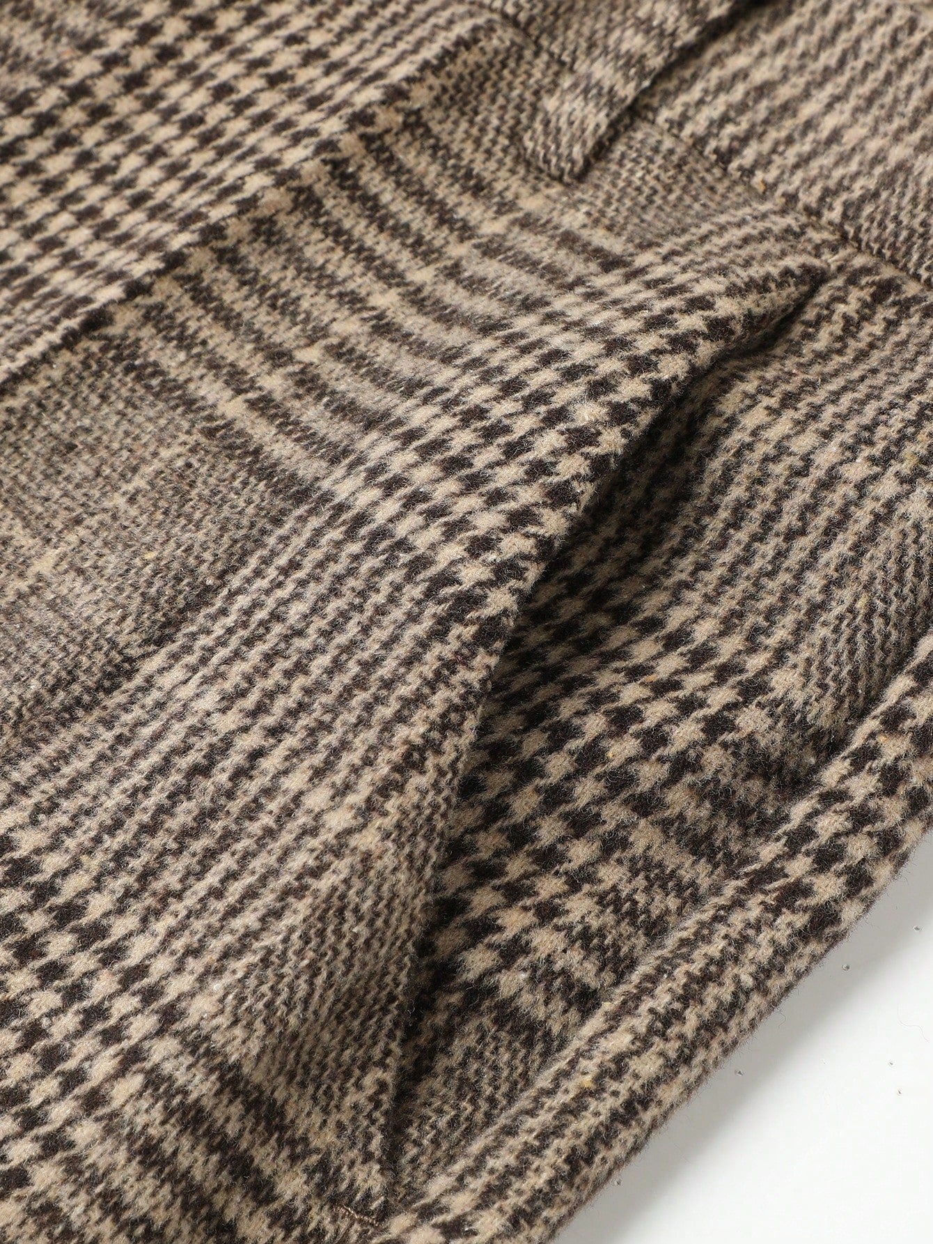 Costume Diplomate à Revers en Pointe Gris à Carreaux Tailoring