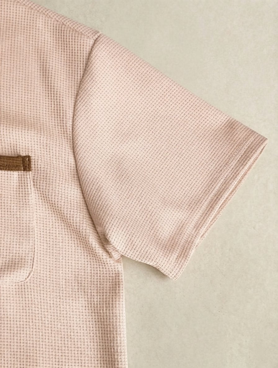 T-shirt Adrien en maille technique avec poche contrastée