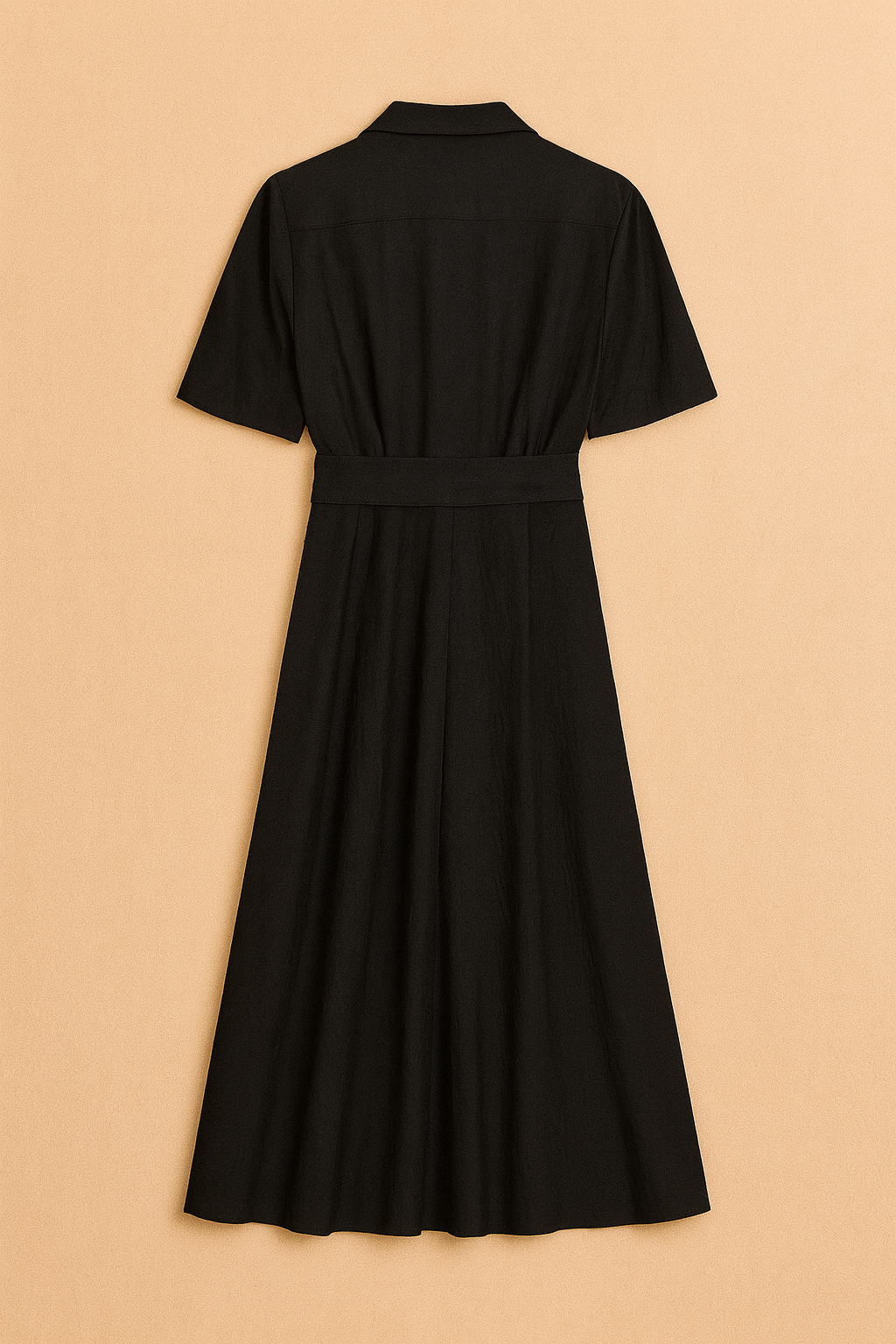 Robe Céleste boutonnée à taille définie