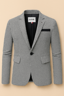 Blazer Jacques Lin de malha grossa