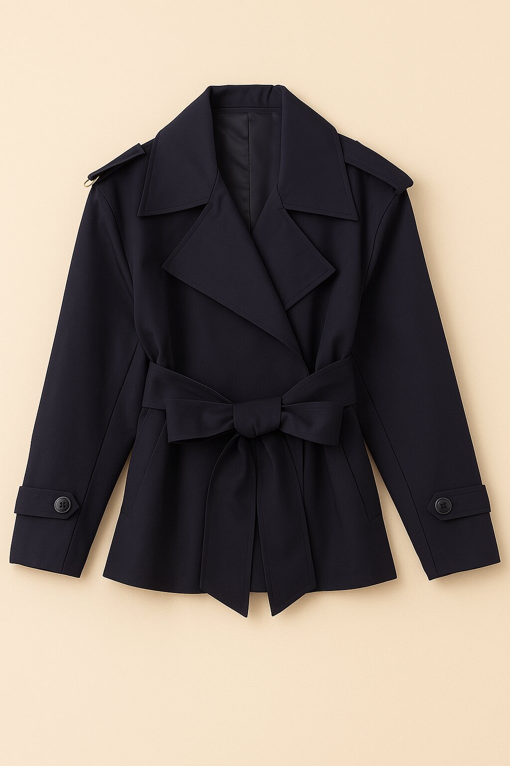 Manteau Elara ample à col croisé et silhouette parisienne