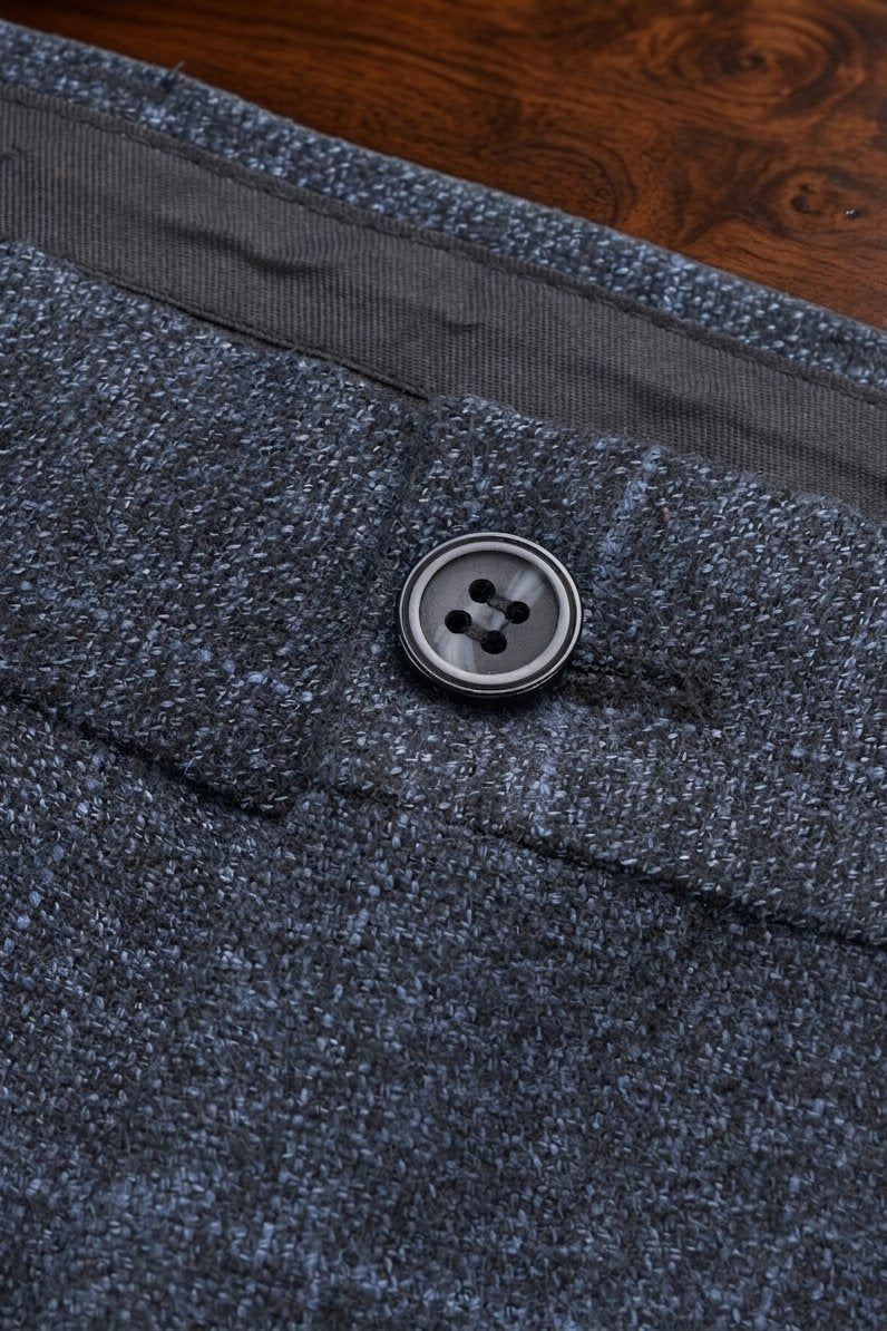 Costume Diplomate à Revers en Bleu à Carreaux Tailoring