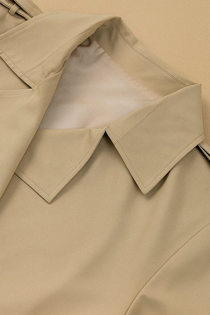 Manteau Elara ample à col croisé et silhouette parisienne