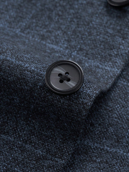 Costume Diplomate à Revers en Bleu à Carreaux Tailoring