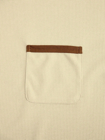 T-shirt Adrien en maille technique avec poche contrastée