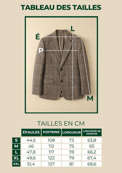 Costume Diplomate à Revers en Pointe Gris à Carreaux Tailoring