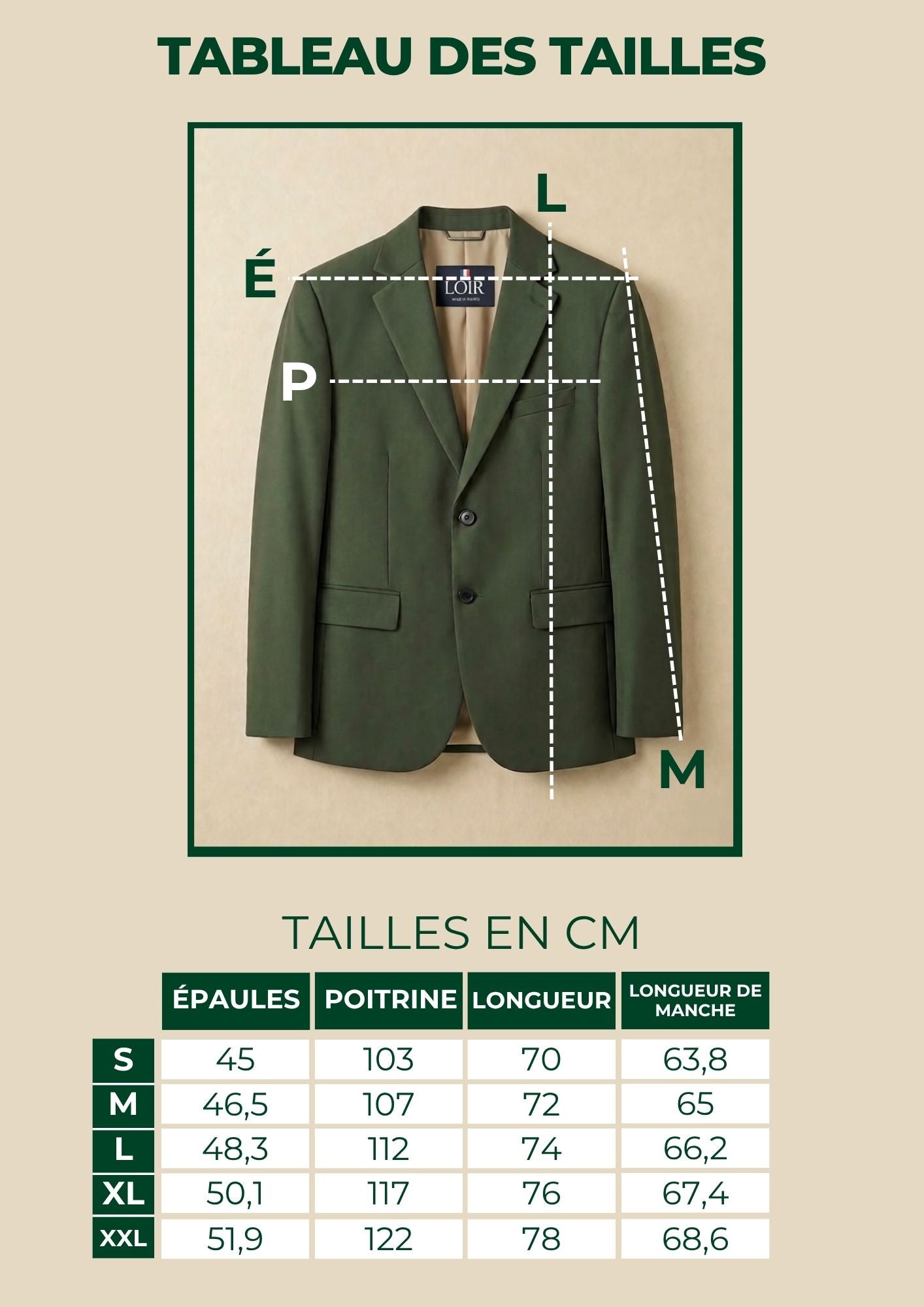 Costume Diplomate à Revers en Pointe Vert Militaire Tailoring