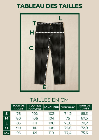 Ensemble Costume Revers Rayé