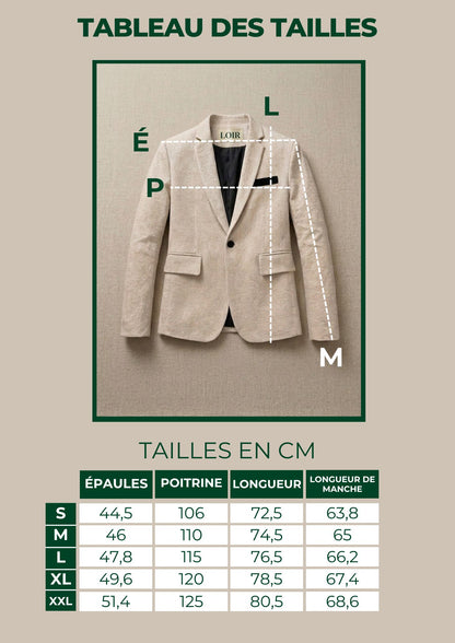 Ensemble Blazer à Revers Contrast