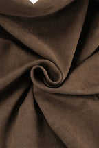 Manteau Daphné ceinturée en suède doux