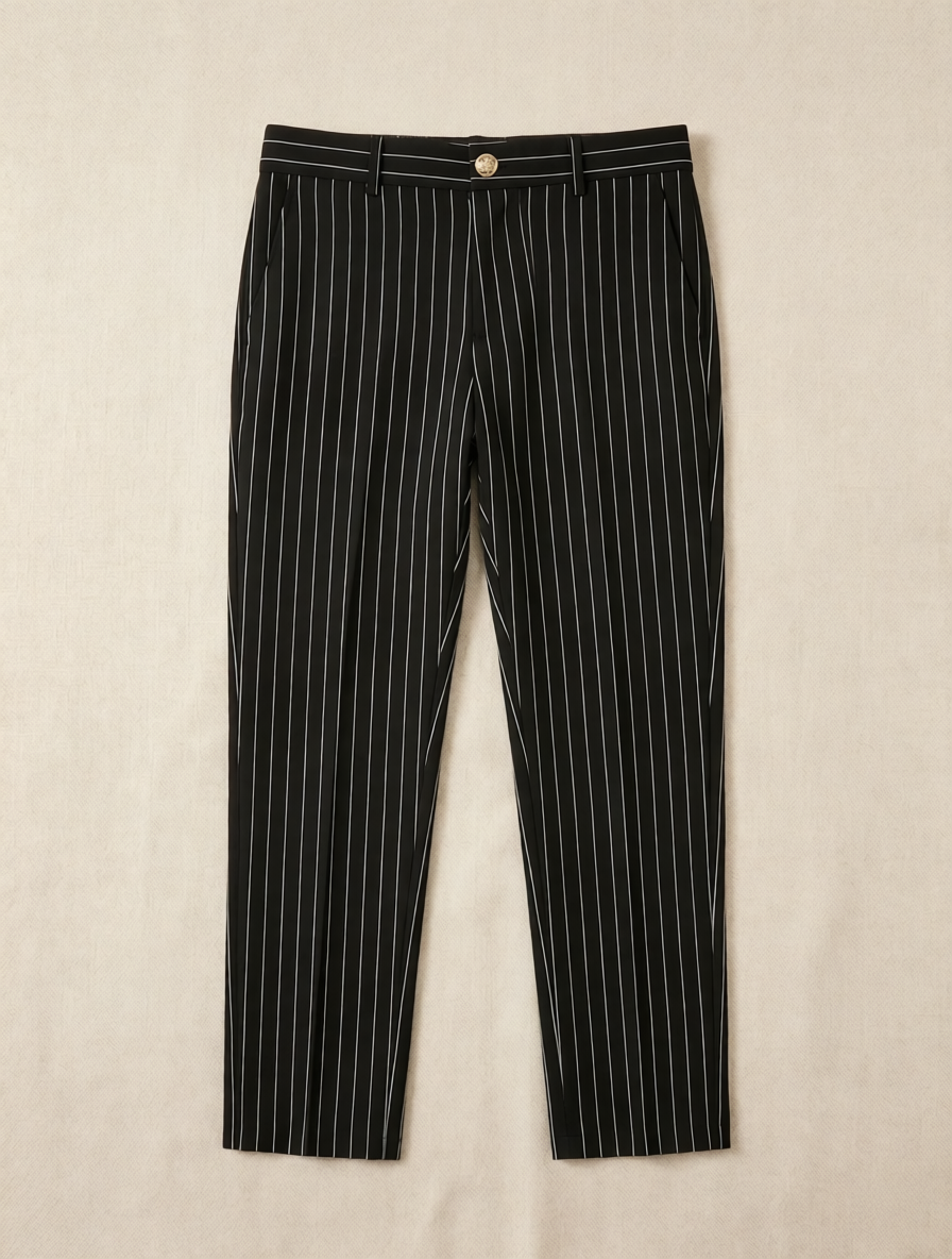 Ensemble Costume Revers Rayé